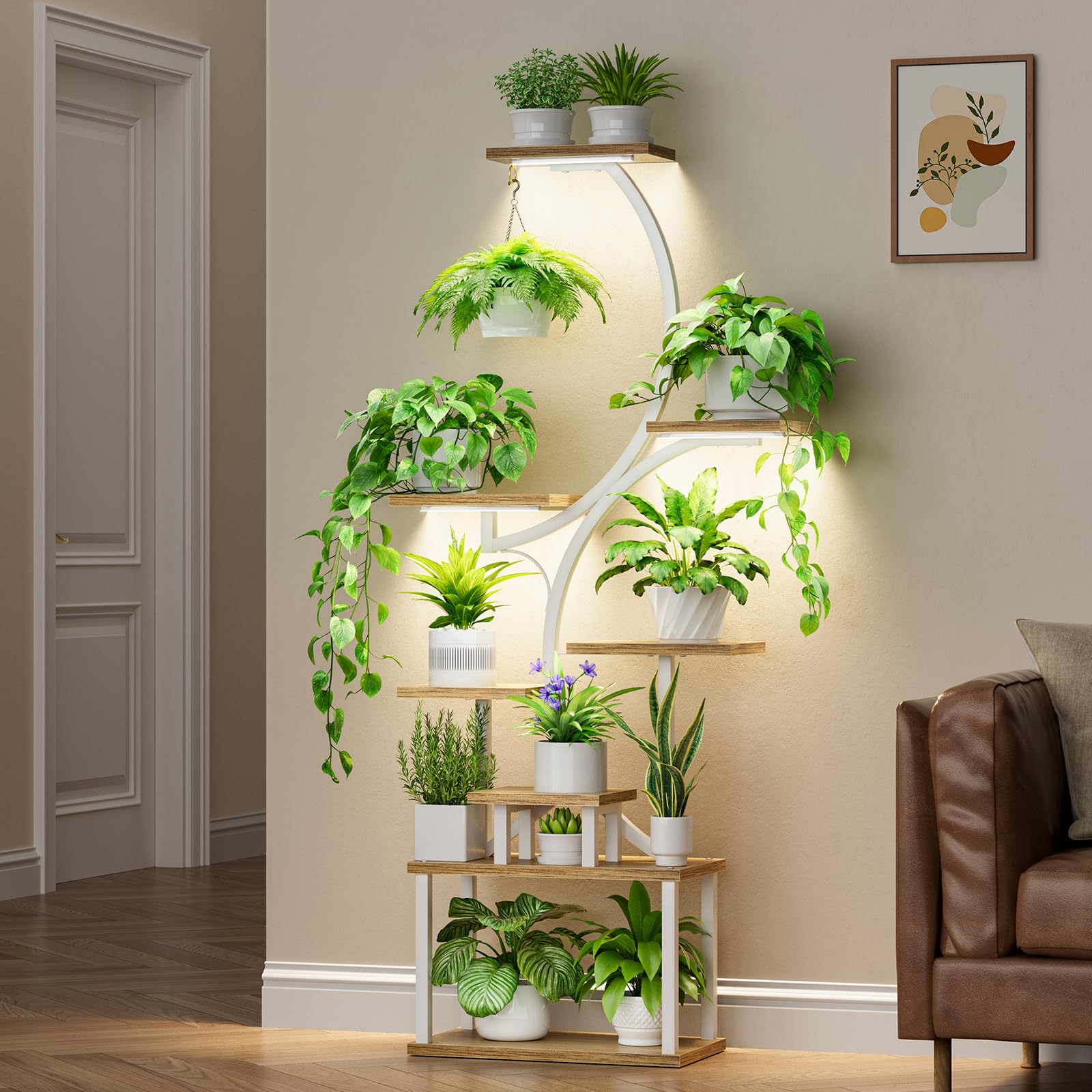 BACEKOLL 62-inch plant stand makes a thoughtful gift for plant lovers.
