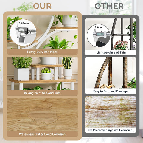 BACEKOLL water-resistant shelves protect against moisture and cracking.
