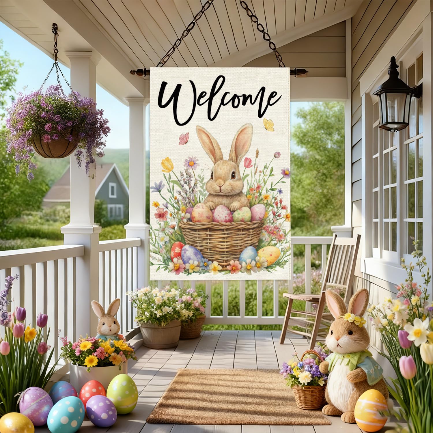 Baccessor versatile holiday flag enhances any yard or doorstep.