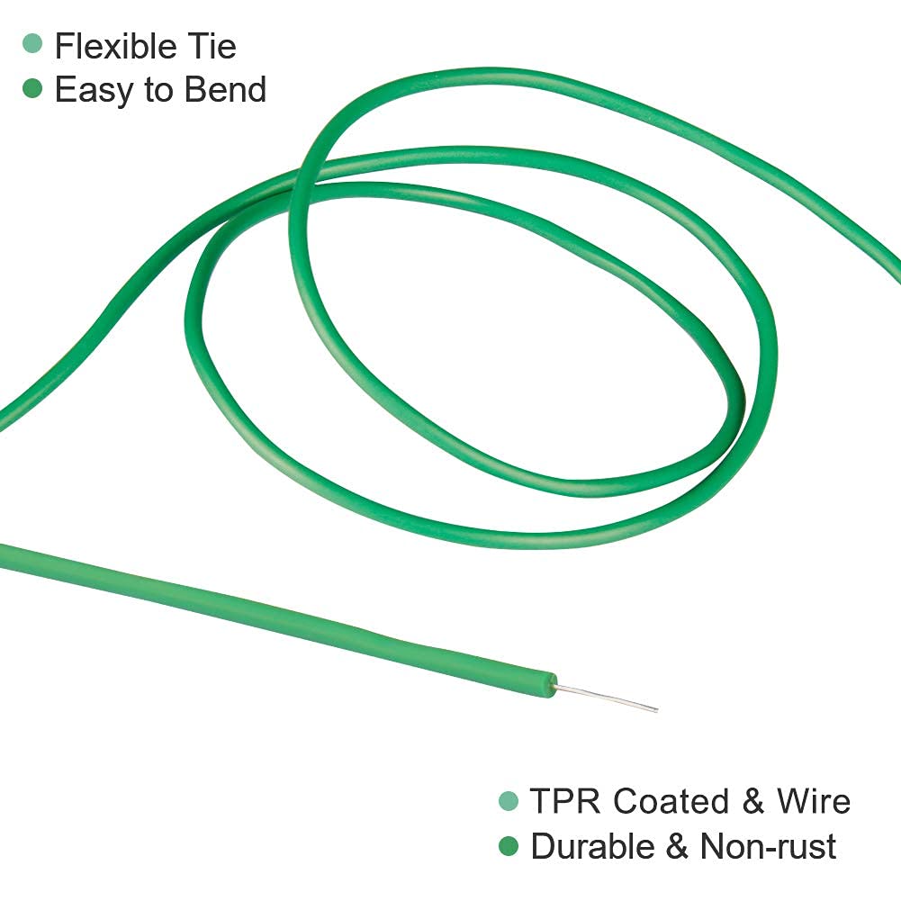 Bacetuao garden ties with metal core offer flexible, reusable support for vines.