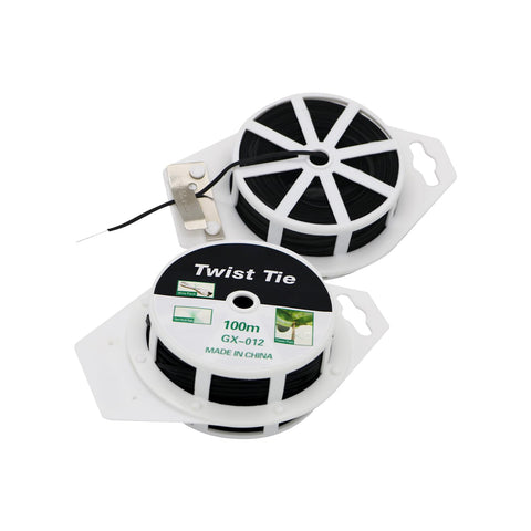 Bacetuao garden wire twist ties with built-in cutter on the reel for quick cuts