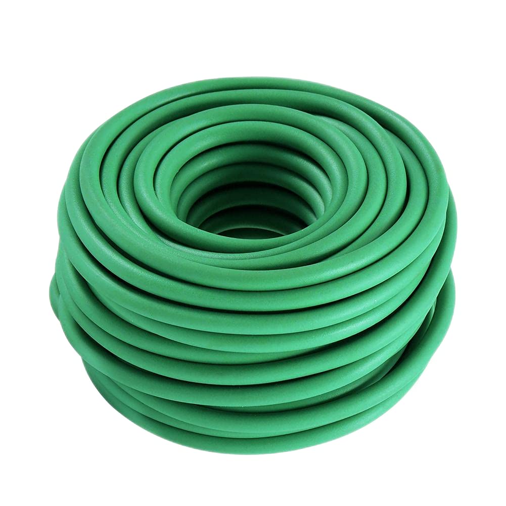 Bacetuao soft plant ties outer shell protects plants and fencing while blending with greenery.
