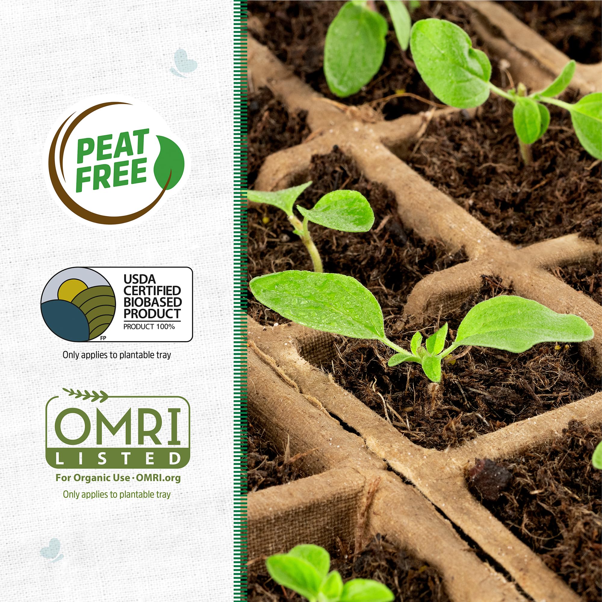 Back to the Roots eco-packaging highlights biodegradability and sustainability