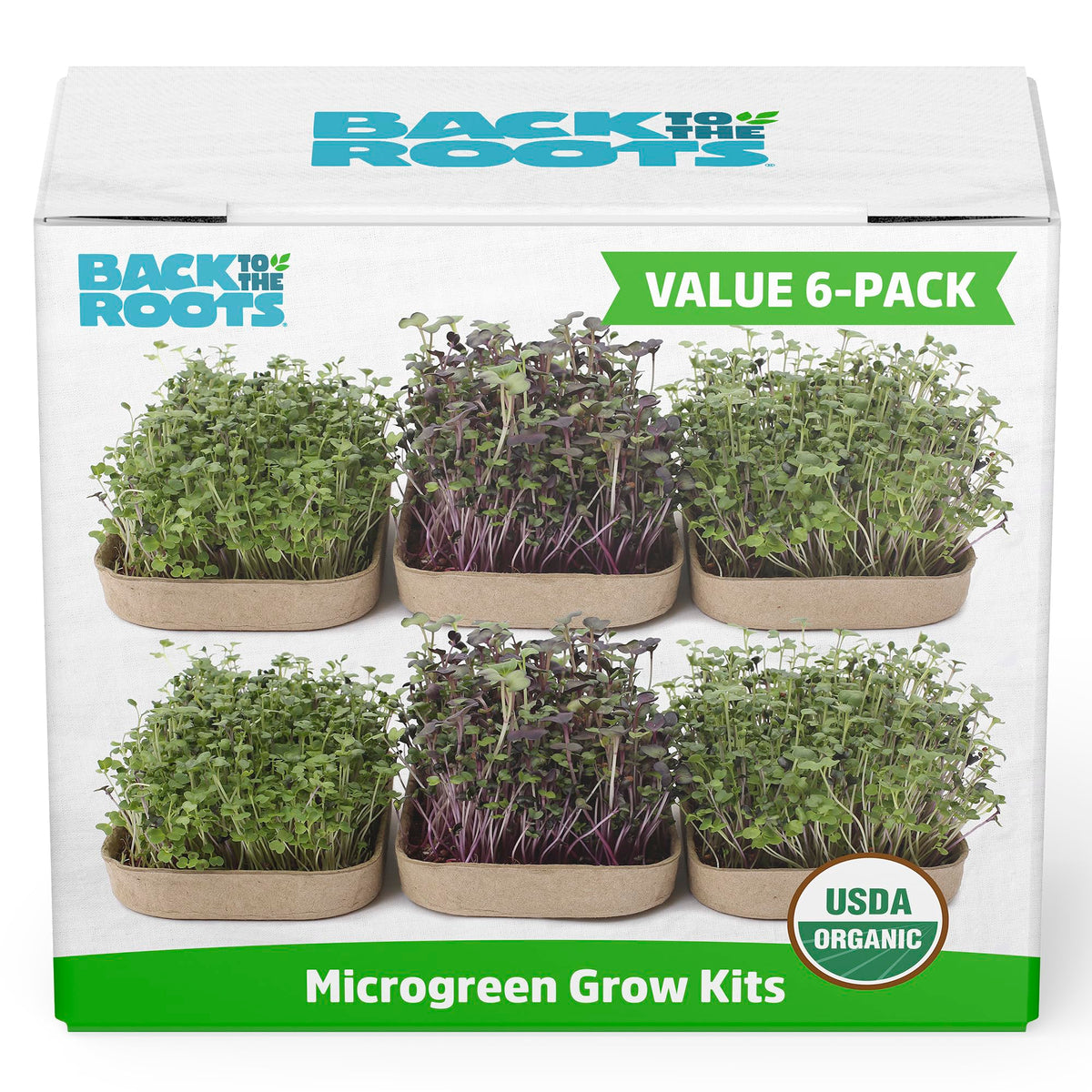 Back to the Roots microgreens kit open box—ready to start a fresh, homegrown harvest.