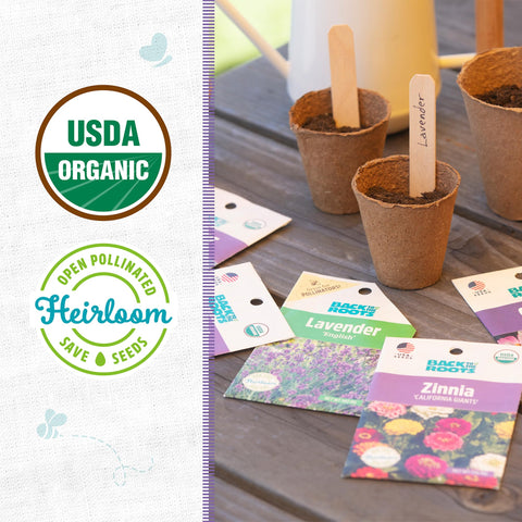 Back to the Roots organic seeds variety-pack, versatile for indoor and outdoor planting