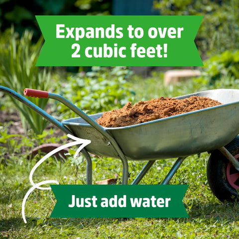 Back to the Roots peat-free OMRI-listed substrate for healthy roots.