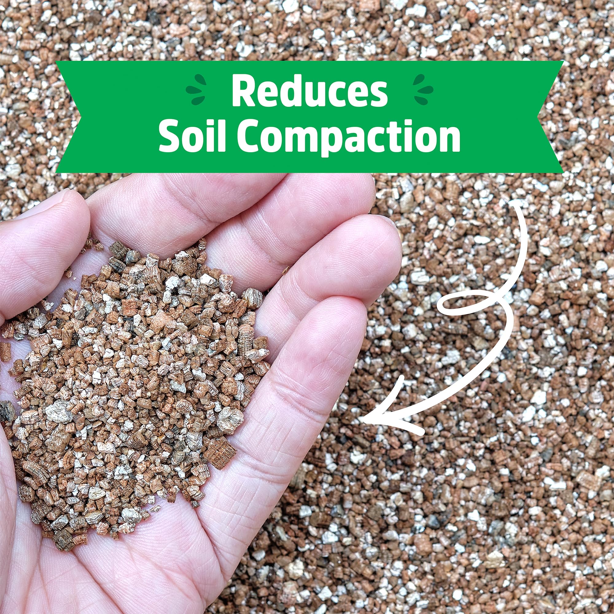 Back to the Roots seed starting mix with vermiculite promotes even moisture and germination.