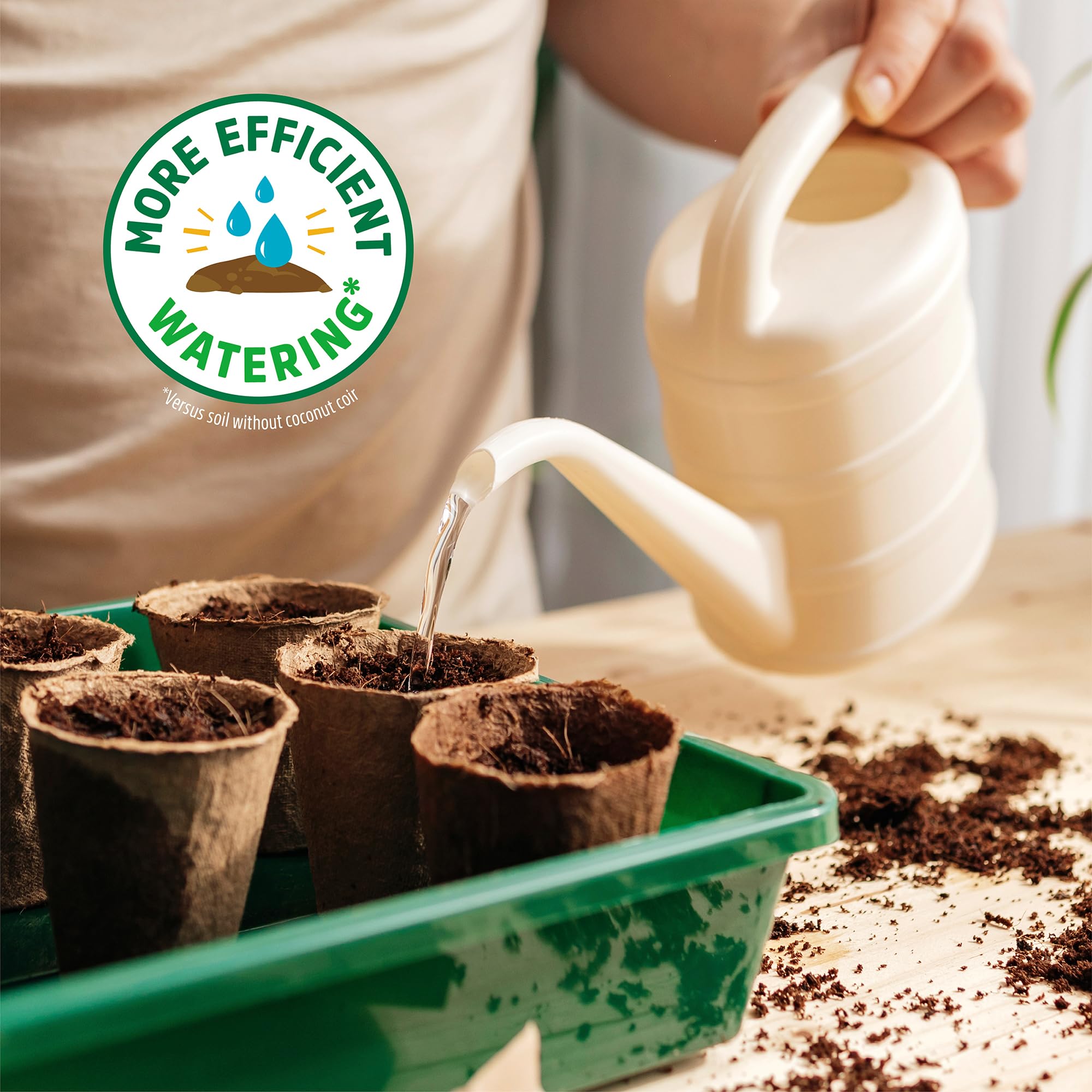 Back to the Roots USA-made seed starting mix emphasizes local production.