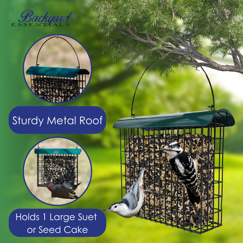 Backyard Essentials powder-coated metal mesh ensures long-lasting use.