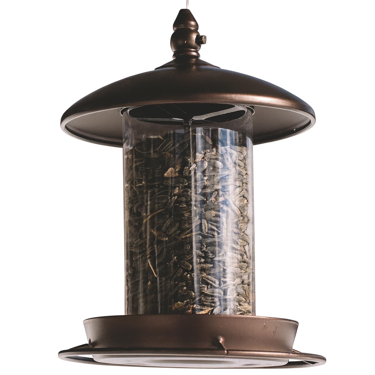 Backyard Expressions metal bird feeder, 6-port, ample capacity for multiple birds