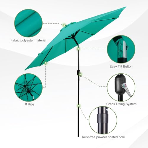 Backyard Expressions UV-resistant 180g canopy keeps colors vibrant outdoors.