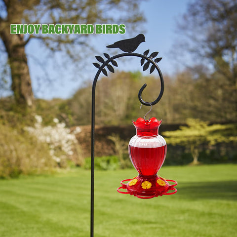 Backyard Expressions S-hook hanging kit shown with the feeder for tool-free setup.