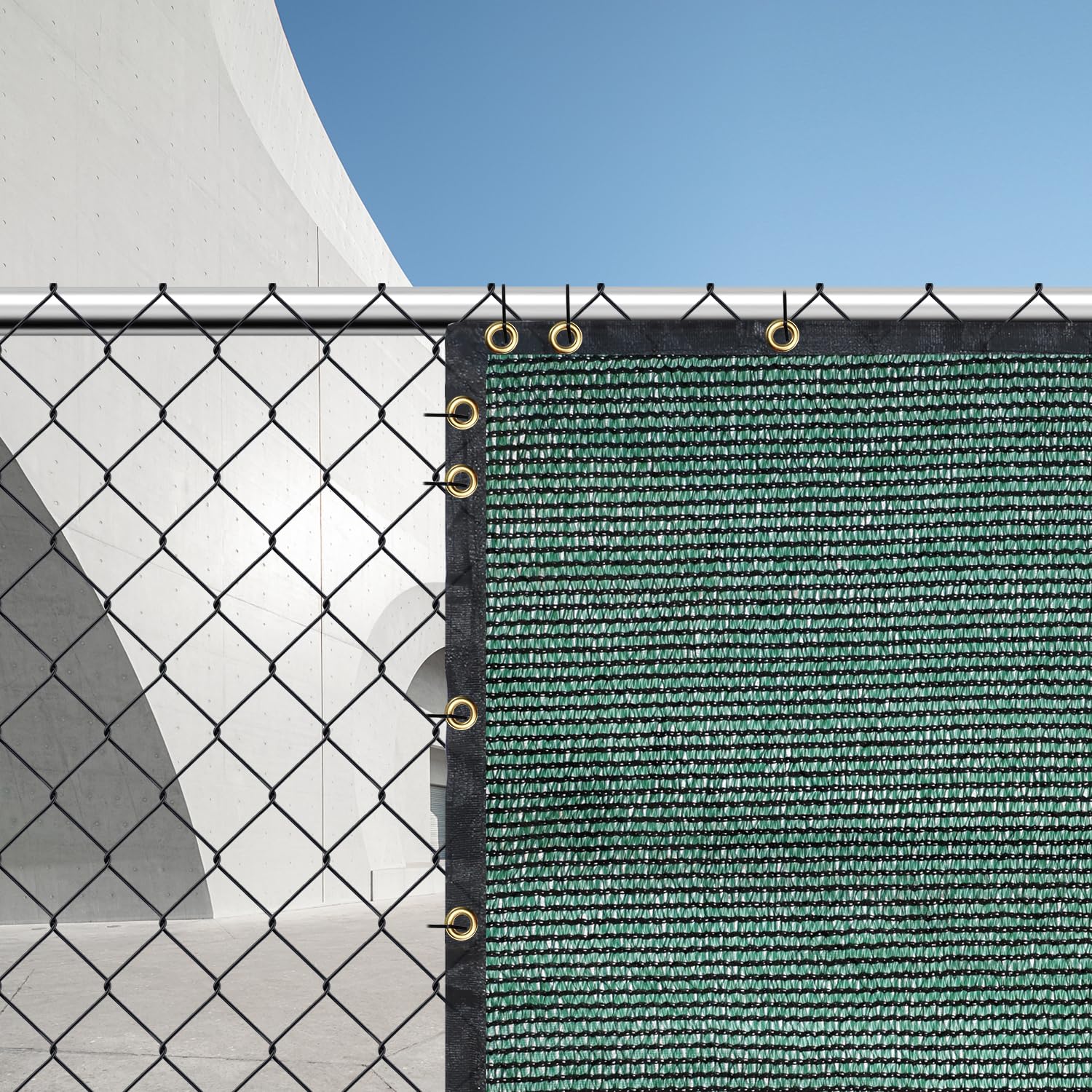BADAO 6ft x 50ft privacy screen suits patios, gardens, and kennels