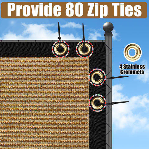 BADAO patio privacy wall cover enhancing backyard seclusion with breeze