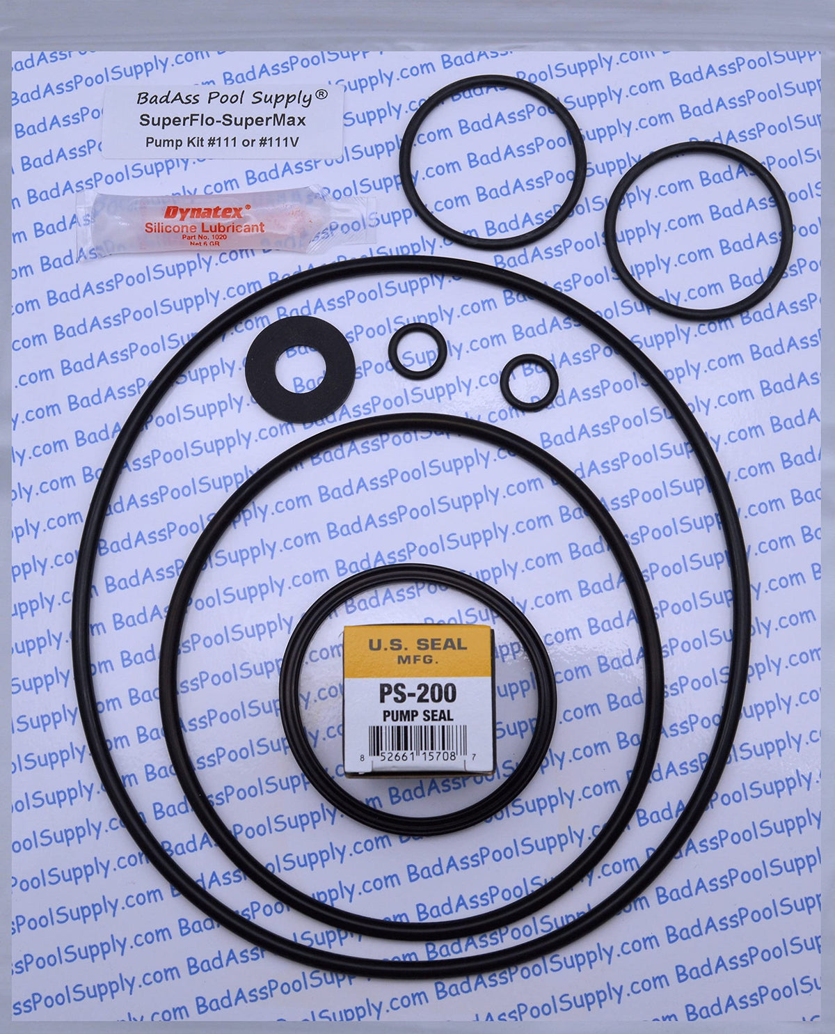 BadAss Pool Supply diffuser quad ring for Pentair SuperFlo, maintains seal integrity during operation.