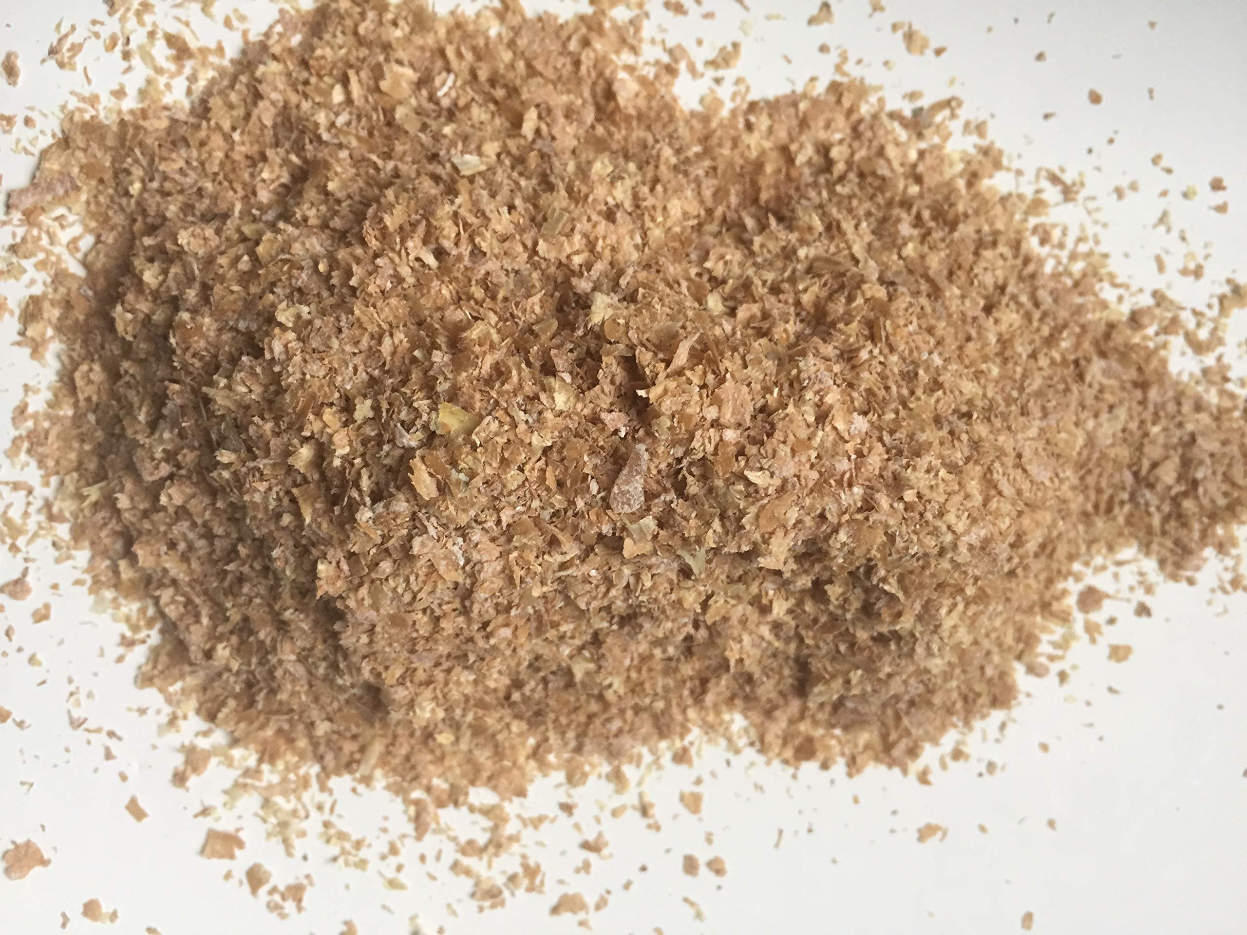 BadAssBugs organic wheat bran bedding close-up showing pesticide-free composition