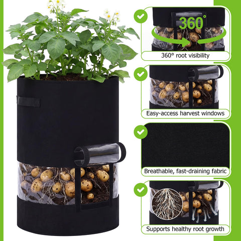 Baderke breathable felt fabric promotes healthy root growth