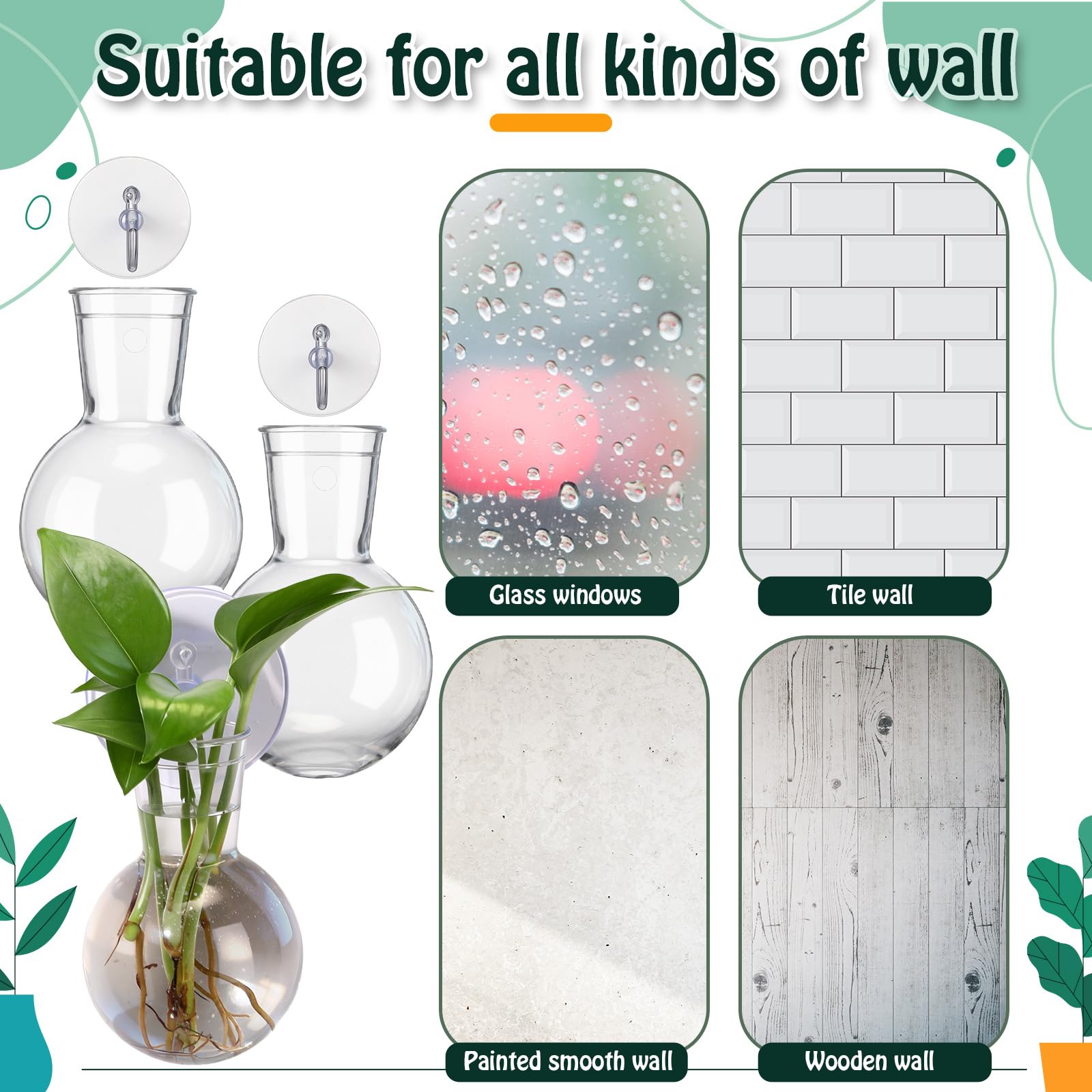 Cleaning brush included with Baderke propagation tubes for interior access