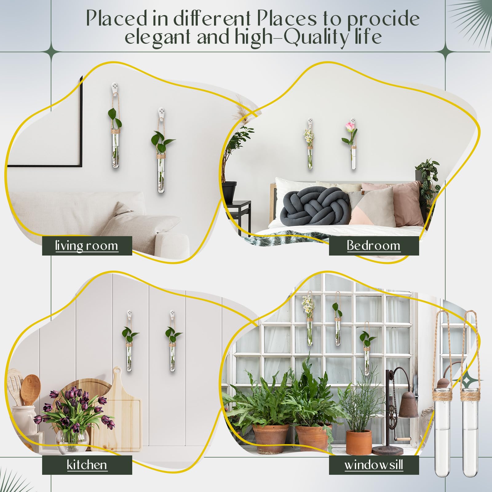 Baderke natural color tubes blend with indoor garden aesthetics.