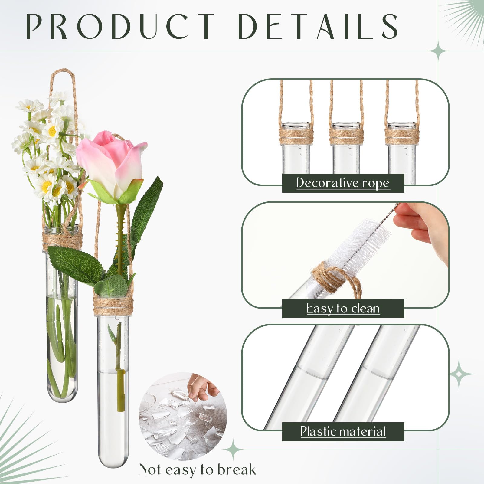 Baderke cleaning brush reaches inside tubes for thorough upkeep after propagation.