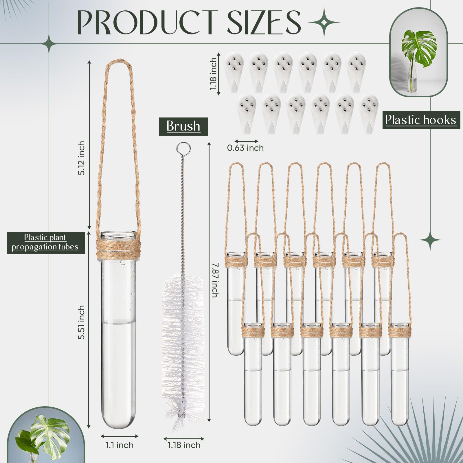 Baderke hooks for wall hanging enable flexible display.