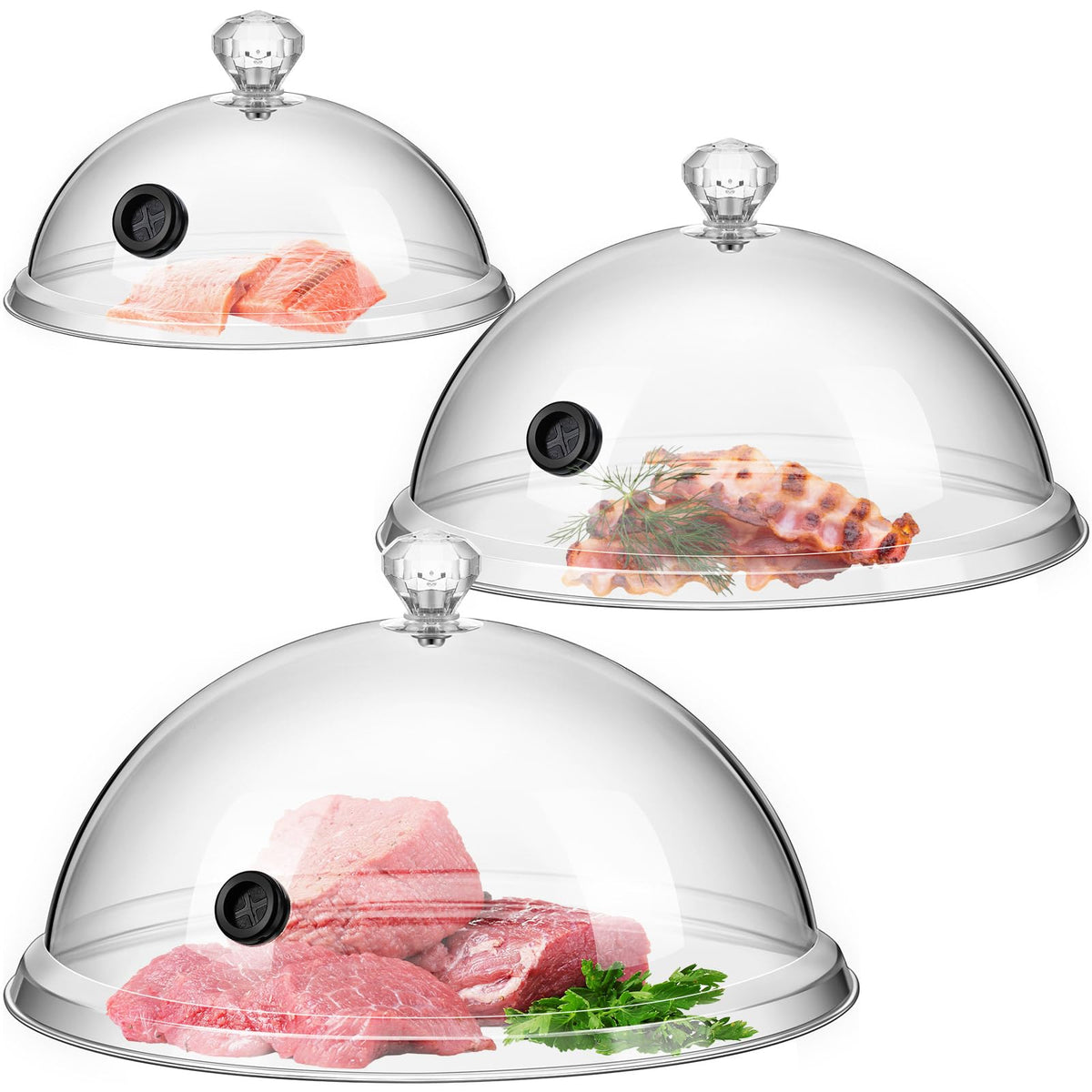 Baderke smoke dome 6 inch clear fits cocktail setups for smoke infusion