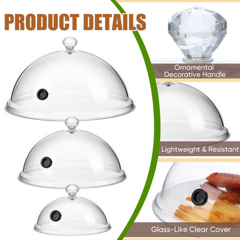 Baderke smoke dome displayed on cake or dessert for elevated presentation