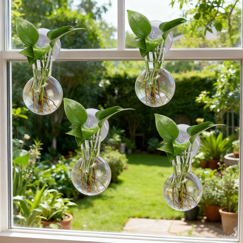 Baderke wall hanging setup on a window with modern decor