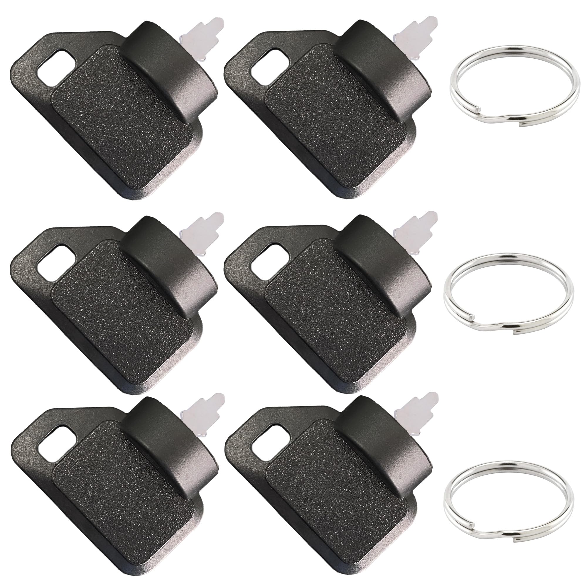 Badogrio 63-8360 ignition keys six-pack for spare backups on Toro TimeCutter mowers.