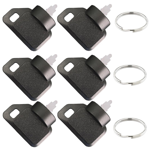 Badogrio 63-8360 ignition keys six-pack for spare backups on Toro TimeCutter mowers.
