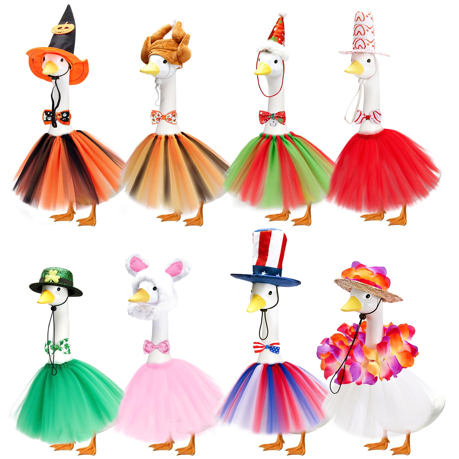 Bafeil goose outfits Thanksgiving themed dress for seasonal charm