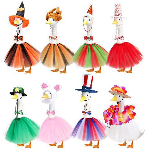 Bafeil goose outfits Thanksgiving themed dress for seasonal charm