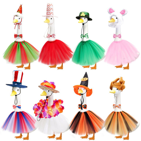 Bafeil goose outfits year-round porch decor for versatile styling