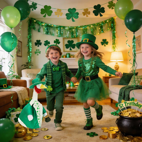 Bafeil St. Patrick's bundle for geese simplifies festive decorating