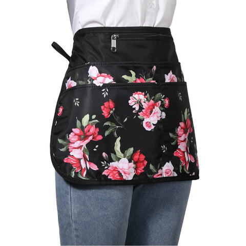 Easy-snap buckle apron for quick on/off and secure wear.