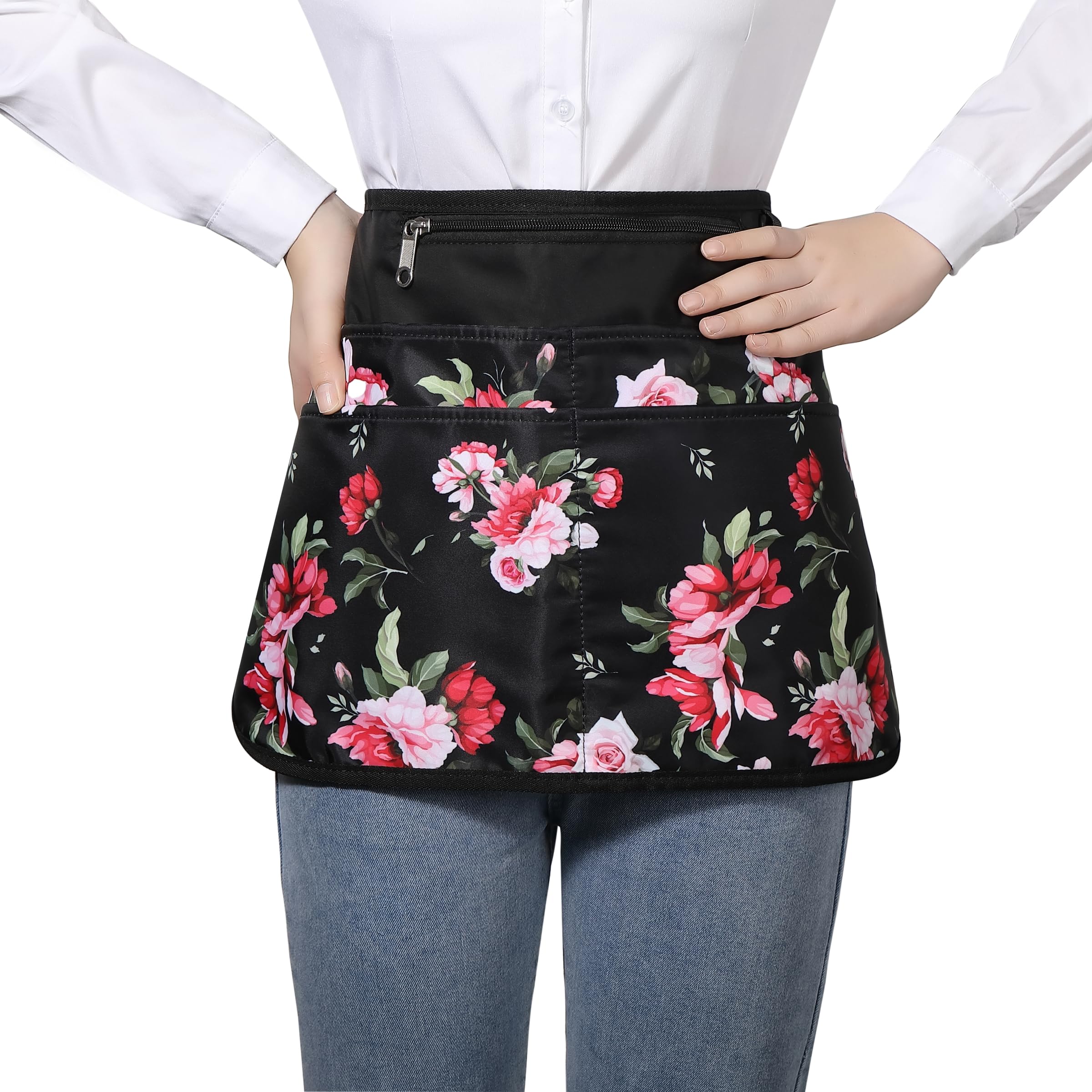 Waterproof and stain-resistant fabric protects clothing during messy projects.