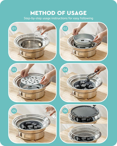 Baffect non-stick grill pan stays clean for easy cooking