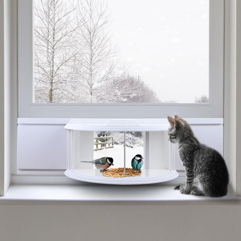 BAIAPEY Window Bird Feeder compact design and aesthetics