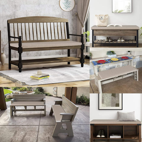 Baibu bench cushion in use on a bench for everyday comfort