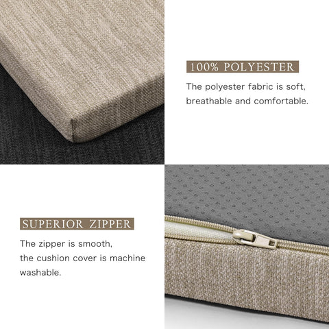 Baibu cushion non-slip bottom design keeps pad secure