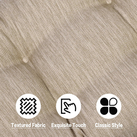 Baibu bench cushion beige packaging image hints at easy storage.