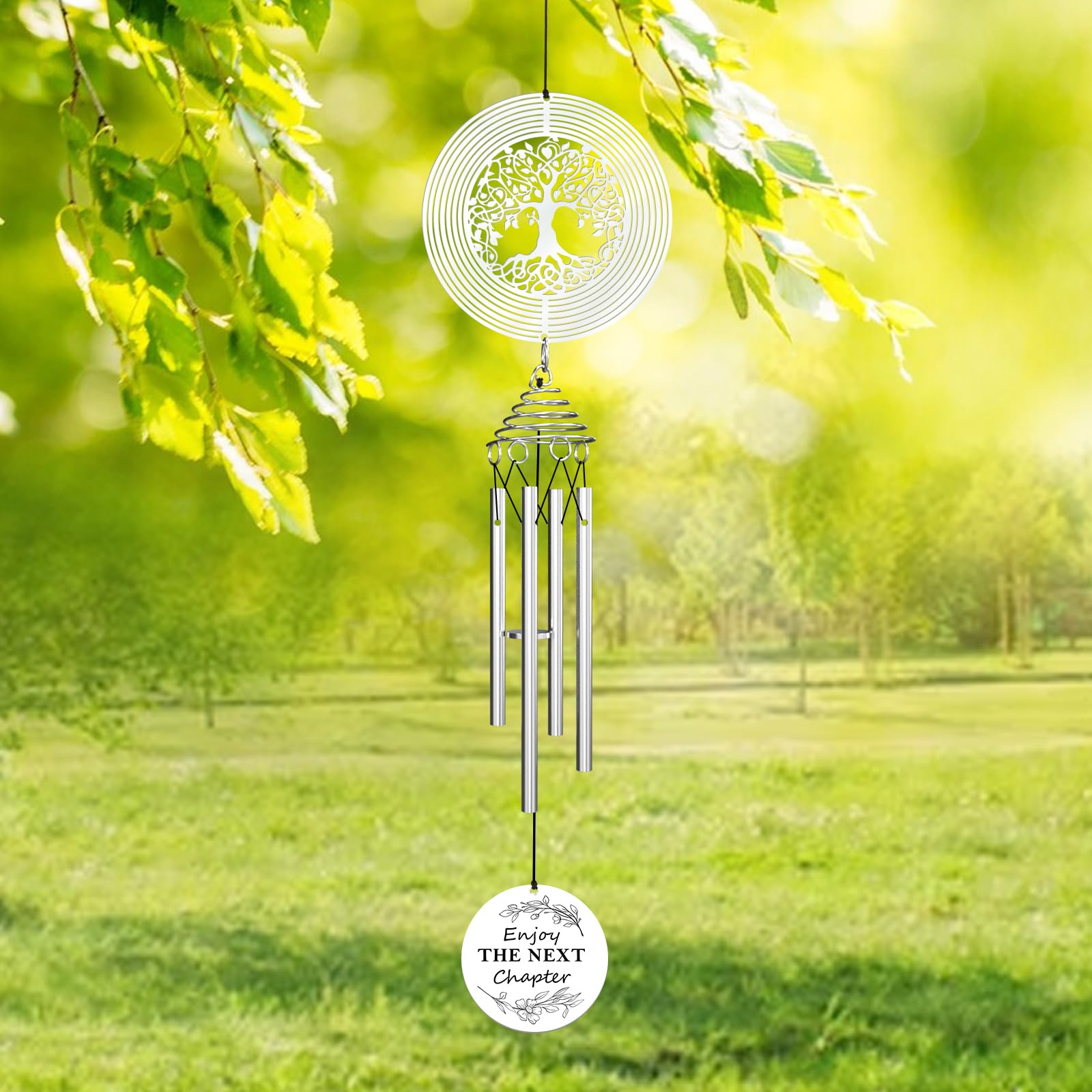 Baicai wind chime serves as a keepsake for coworkers.