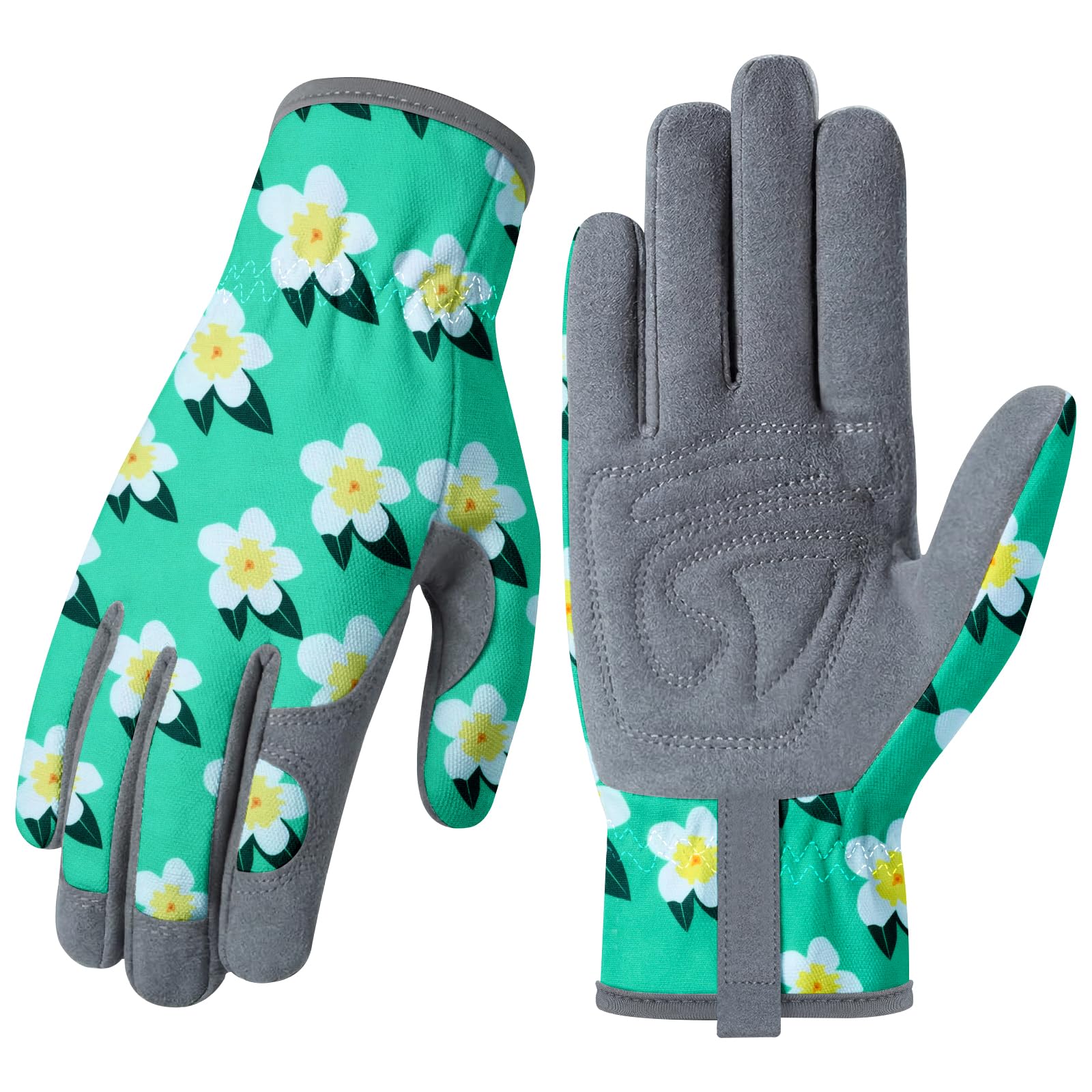 Baidast garden gloves women: breathable leather for digging comfort.