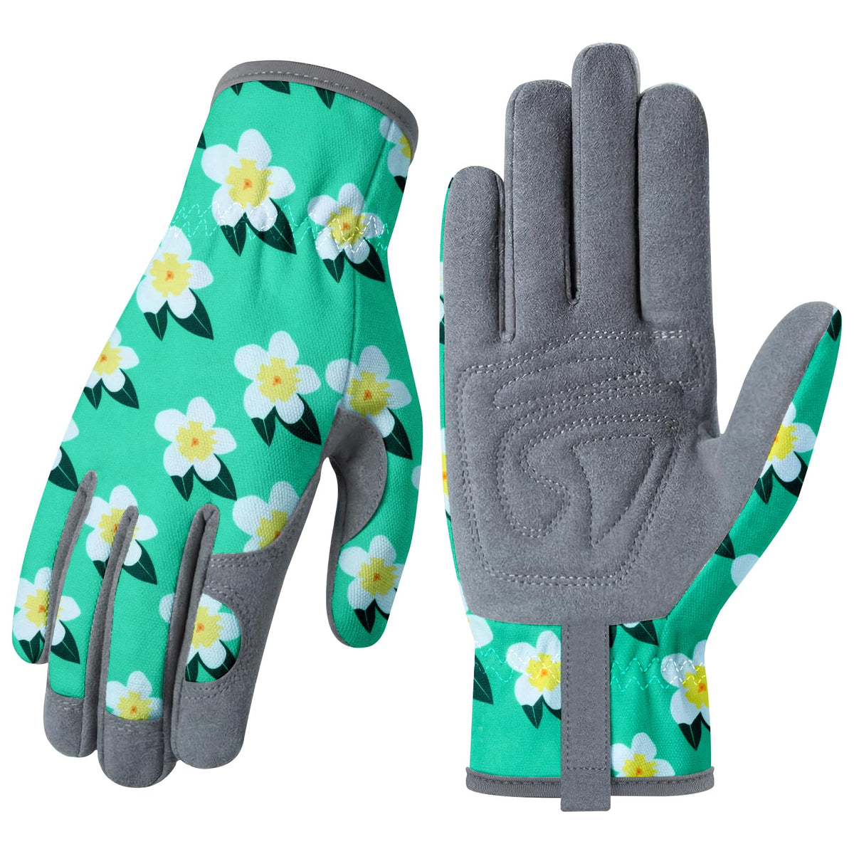 Baidast garden gloves women: breathable leather for digging comfort.