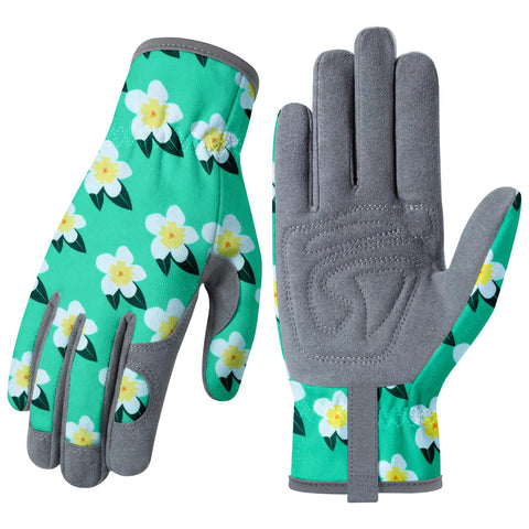 Baidast garden gloves women: breathable leather for digging comfort.