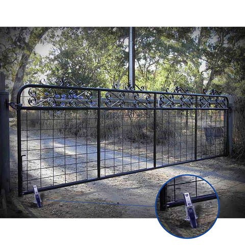 Bailoo gate wheel rolling smoothly on concrete surface