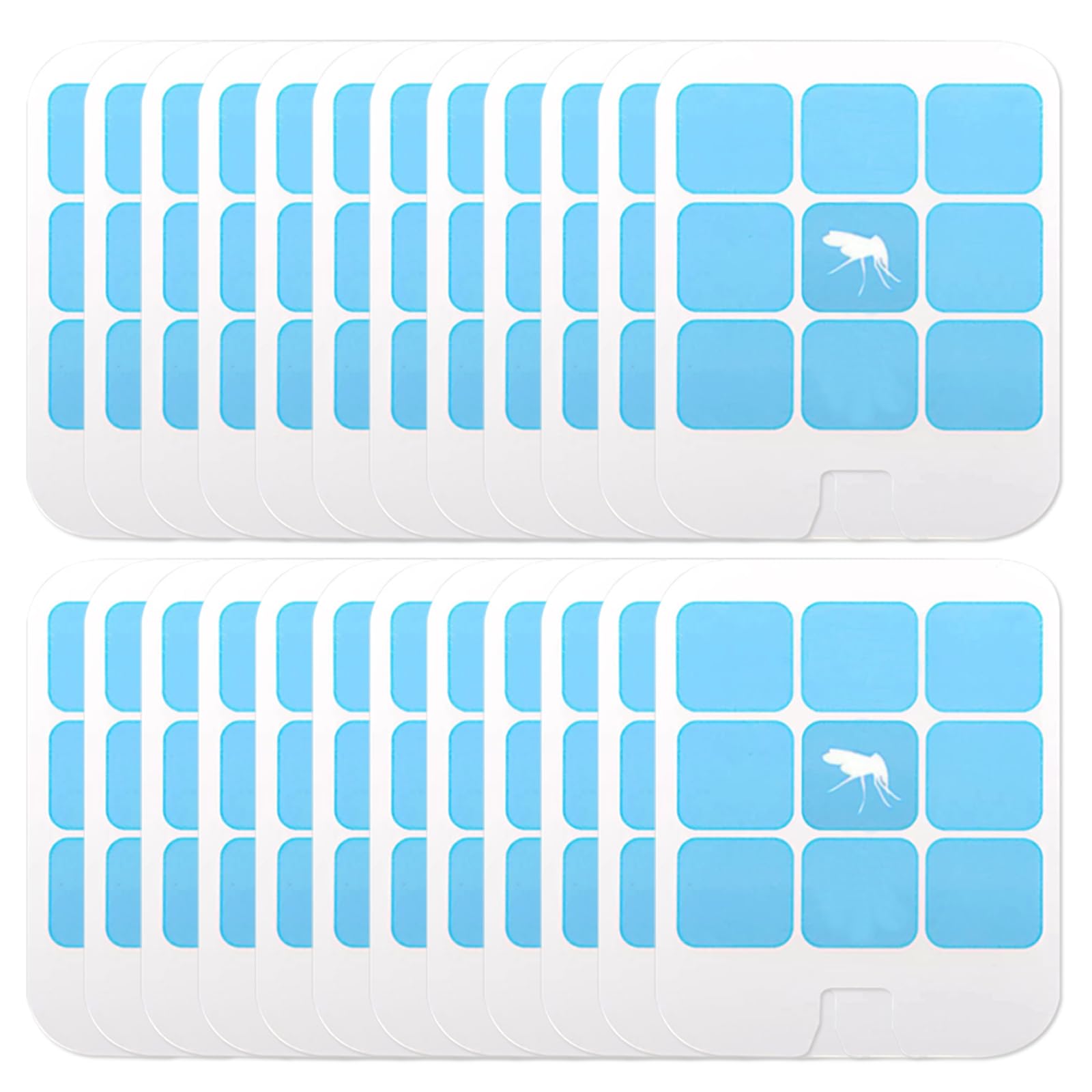 BAIMNOCM 16-pack glue cards for home fly trap, non-toxic and odorless.