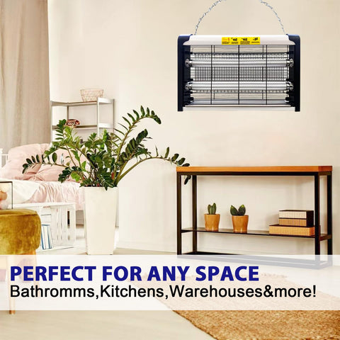 BAIMNOCM 20W zapper side view emphasizes compact design and discreet indoor use.