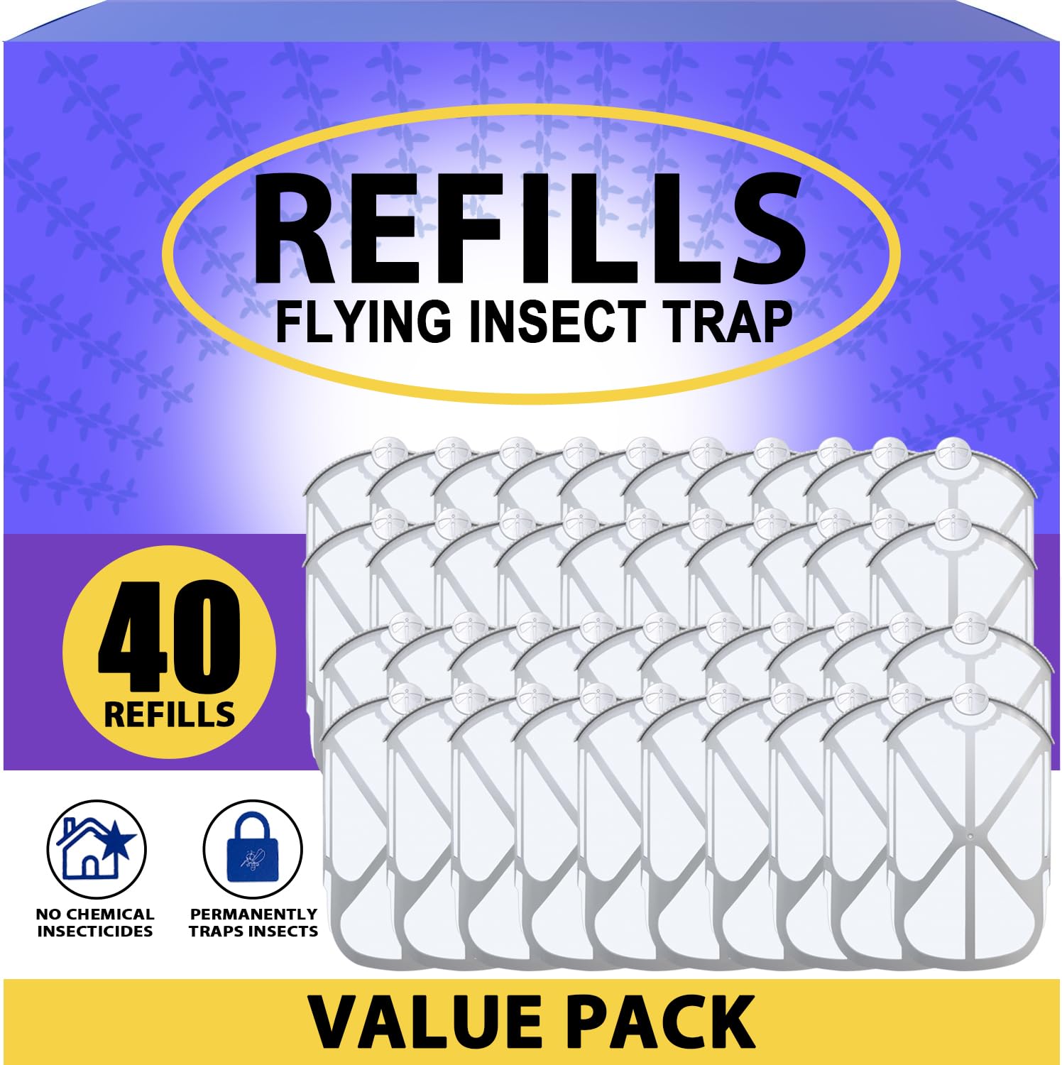 BAIMNOCM 40-pack refill for M364 demonstrates long-lasting value for multiple traps.