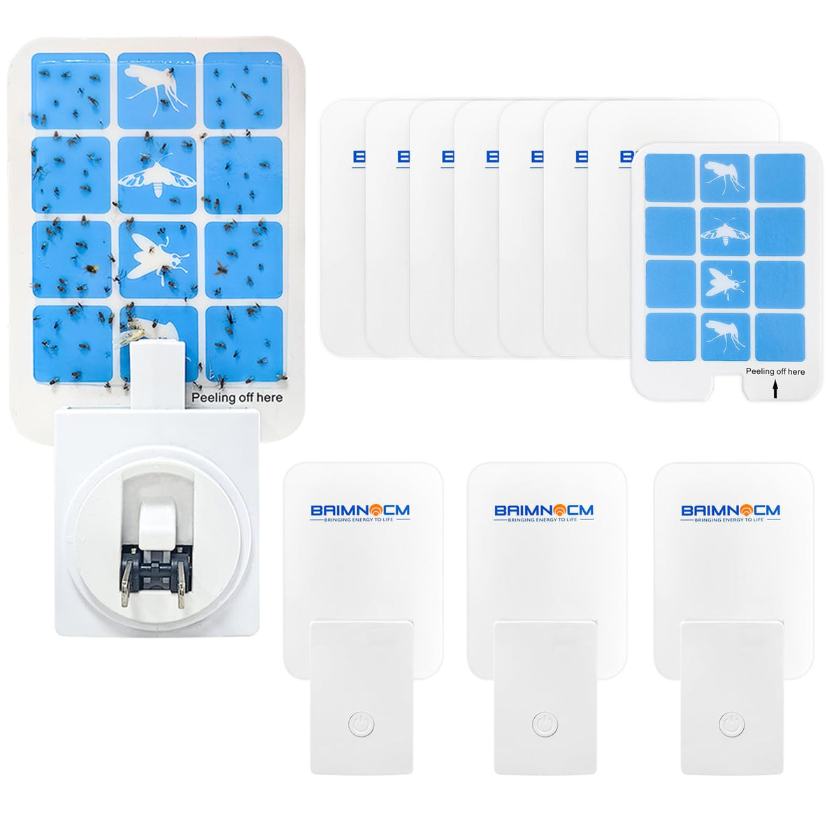 BAIMNOCM blue light bug catcher plug-in traps mosquitoes indoors